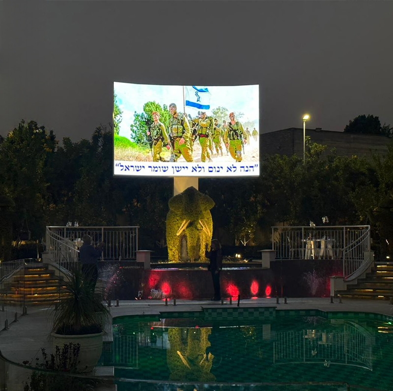 מסך לד ענקי בסביון